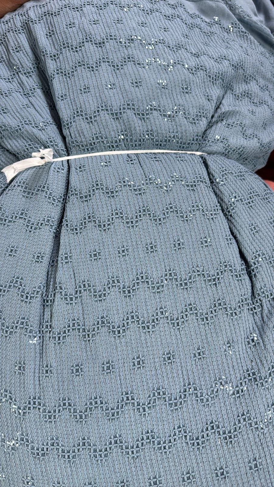 Men's Chikankari Embroidered and Sequin Kurta