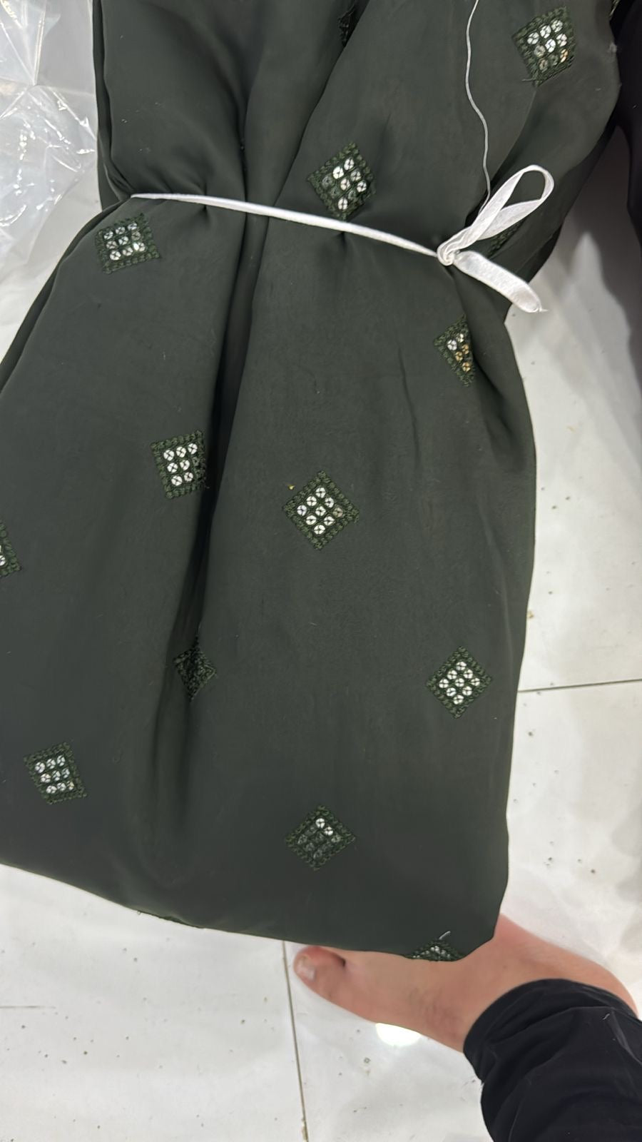 All-Over Mirror Embroidered Kurta Set for Men