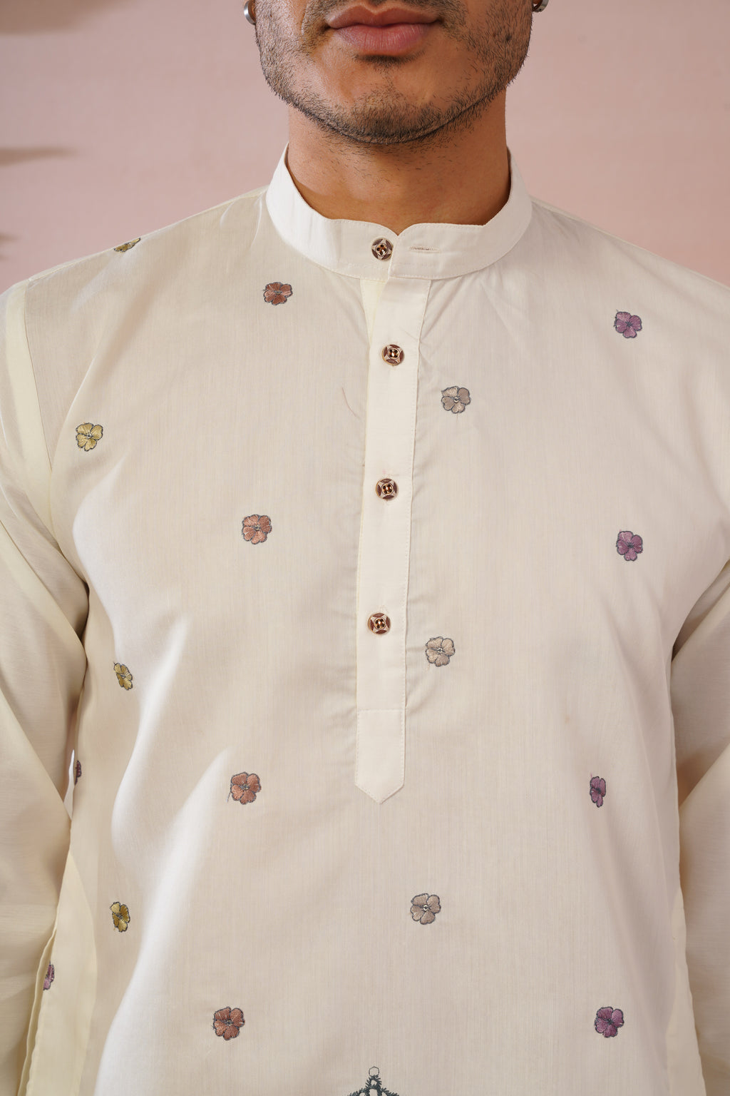 Royal Baraat Embroidered Kurta Set for Men