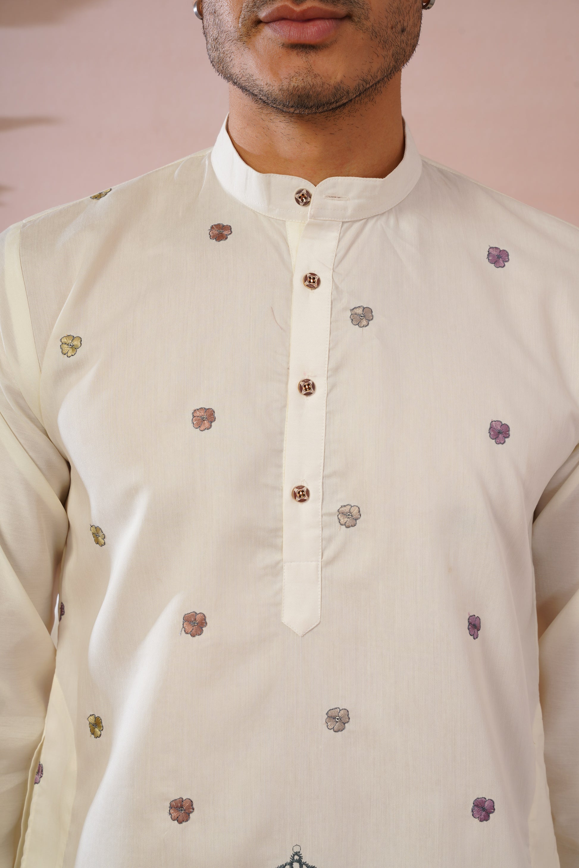 Royal Baraat Embroidered Kurta Set for Men