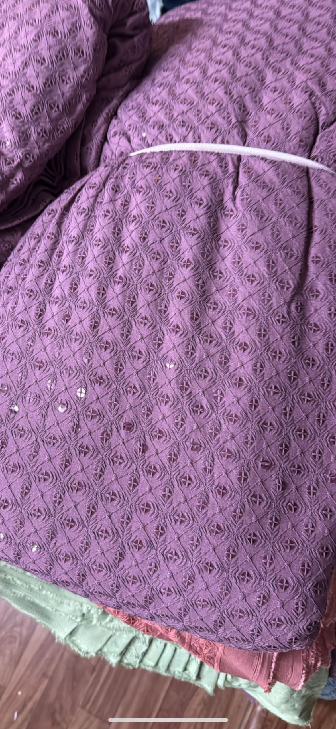 Men's Wedding Chikankari Kurta Pyjama | Embroidered & Sequin Designer Set